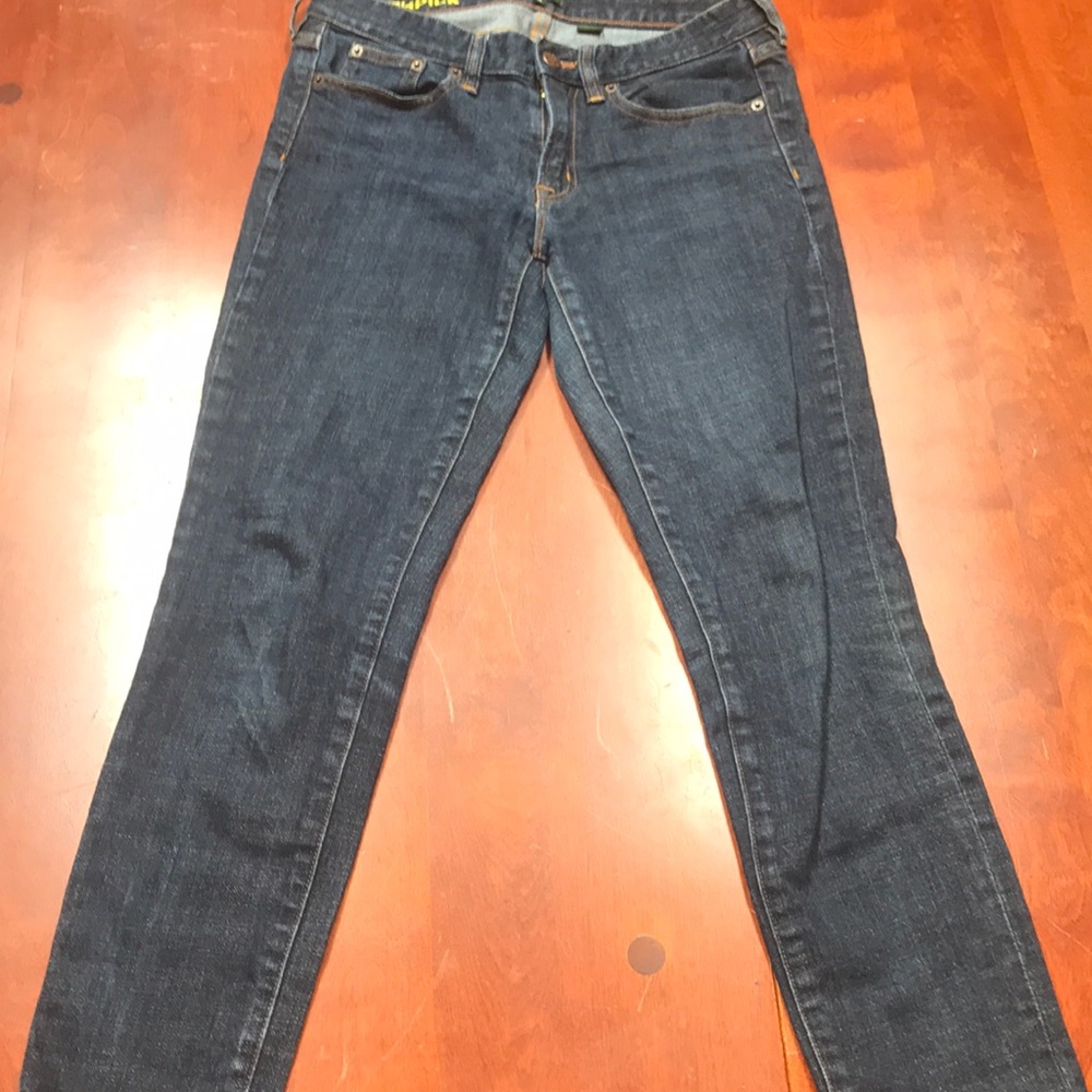 J crew toothpick stretch jeans